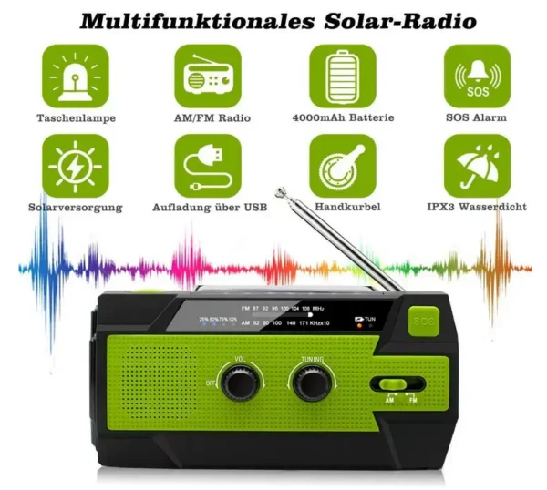 RADIO SOLAR Y CARGADOR Egestas Purus