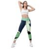 Leggins de cintura cruzada con bolsillos