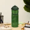 Botella de agua con tapa y pajita abatible