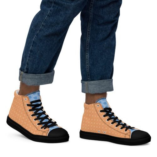 Zapatillas de lona de caña alta para hombre
