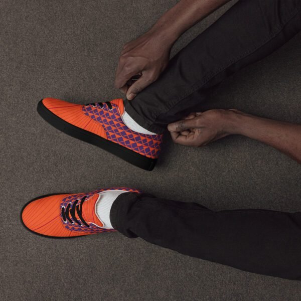 Zapatillas de lona con cordones para hombre