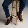 Zapatillas de lona sin cordones para hombre
