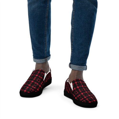 Zapatillas de lona sin cordones para hombre