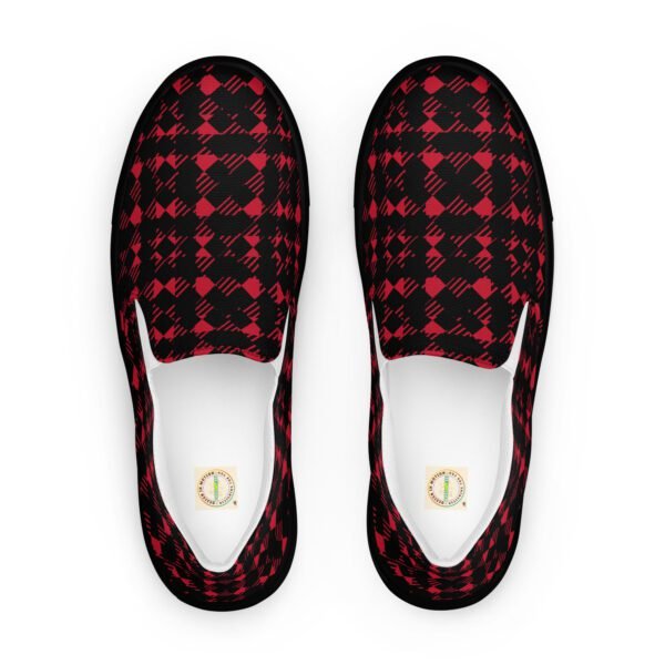 Zapatillas de lona sin cordones para hombre