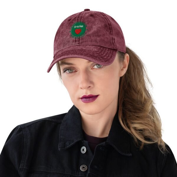 Gorra sarga algodón vintage