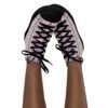 Zapatillas de lona de caña alta para mujer