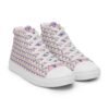 Zapatillas de lona de caña alta para mujer