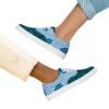 Zapatillas de lona con cordones para mujer