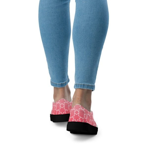 Zapatillas de lona sin cordones para mujer