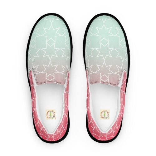 Zapatillas de lona sin cordones para mujer