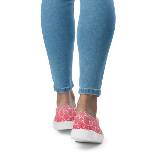 Zapatillas de lona sin cordones para mujer
