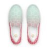 Zapatillas de lona sin cordones para mujer